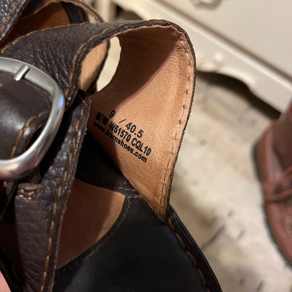 Born Black Leather Sandals - Picture 3 of 3